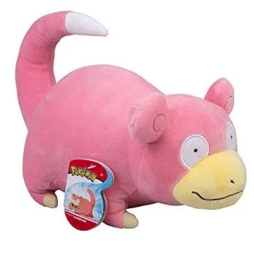 Pokémon 12" Large Slowpoke Plush - Officially Licensed - Quality & Soft Stuffed Animal Toy - Generation One - Great Gift for Kids, Boys, Girls & Fans of Pokemon
