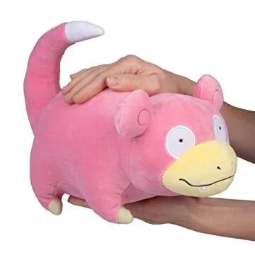 Pokémon 12" Large Slowpoke Plush - Officially Licensed - Quality & Soft Stuffed Animal Toy - Generation One - Great Gift for Kids, Boys, Girls & Fans of Pokemon