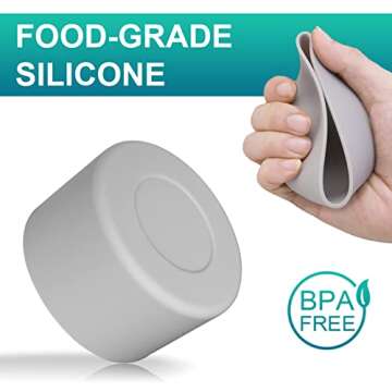 MLKSI 2Pcs Silicone Boot for Stanley 40 oz 30 oz Cup Accessories, Protector Silicone Water Bottle Bottom Sleeve for Stanley 40 oz 30 oz Tumbler Simple Modern Tumbler