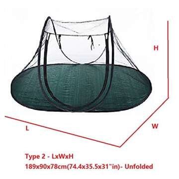 Pet Camping Tent Playpens Cage for Dogs Cats - Birds Parrots Playpens House Small Animal Indoor/Outdoor Play Tent Shelter Breathable Turtles Reptiles Cage (Type2)