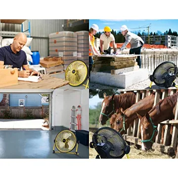 Geek Aire 16" Rechargeable Outdoor High Velocity Camping Fan