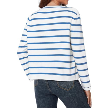 Trendy LATAHUO Striped Cardigan Sweater for Women