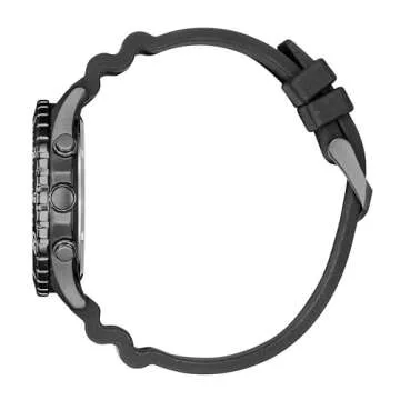 Citizen Men's Eco-Drive Weekender Sport Casual, Black Stainless Steel Watch, Polyurethane Strap, Chr...