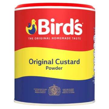 Bird's Traditional Custard Powder 250g - A Classic British Favorite