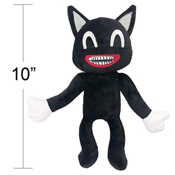Cartoon Black Cat Plush Stuffed Toy for Kids Gifts