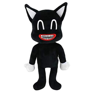 Cartoon Black Cat Plush Stuffed Toy for Kids Gifts