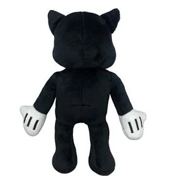 Cartoon Black Cat Plush Stuffed Toy for Kids Gifts