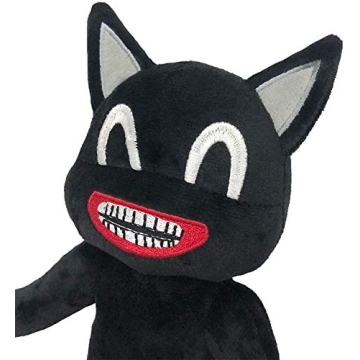 Cartoon Black Cat Plush Stuffed Toy for Kids Gifts