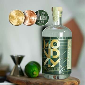MONDAY Zero Alcohol Gin – An Award Winning Non-Alcoholic Spirit with Zero Carbs, No Sugar, 0 Calor...
