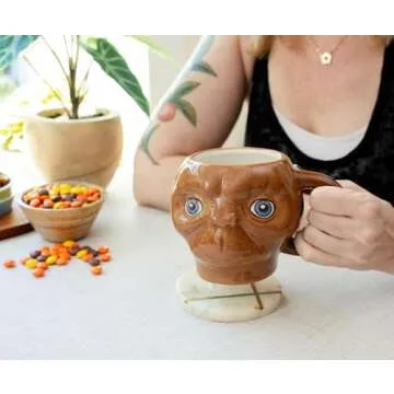 E.T. 3D Sculpted Mug | Large Ceramic Coffee Cup
