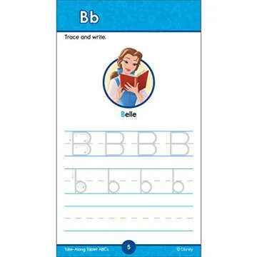 Disney Learning Princess Take-Along Tablet: ABCs-Phonics Activity Workbook for Writing and Tracing Letters, Letter and Sound Recognition, Coloring, ... Ages 3+ (64 pgs) (My Take-Along Tablet)