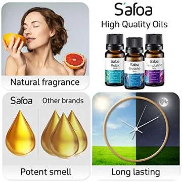 Top 6 Blends Essential Oils Set - Essential Oils Blends for Diffuser - Aromatherapy Blends Oils for ...