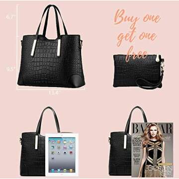 TcIFE Women's Stylish Satchel and Tote Handbags