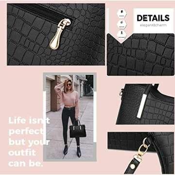 TcIFE Women's Stylish Satchel and Tote Handbags