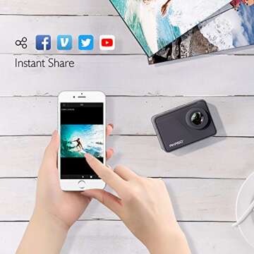 AKASO V50 Pro 4K30fps Action Camera with Waterproof Kit