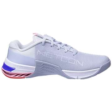 Nike Women's Low-Top Sneakers, Soccer Grey White Blue Whispers, 8