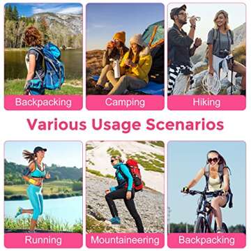 Rdipsie Female Urination Device Female Urinal Silicone Funnel Urine Cups Portable Reusable Women Pee Funnel for Travel, Road Trip, Festival, Camping & Hiking Gear Essentials for Women, Pink…