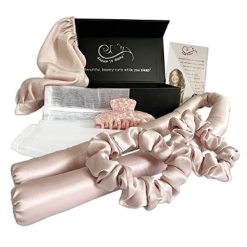 Sleep ‘N Curl Heatless Hair Curler Kit - Silk Cap Set