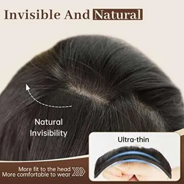 KooKaStyle Clip in Synthetic Hair Extensions Long Wavy 4PCS Thick Hairpieces Chestnut Brown Fiber Double Weft Natural Hair Extensions 20 Inch for Women