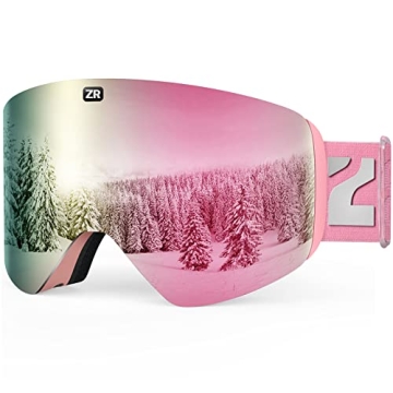 ZIONOR X11 Ski Goggles with Magnetic Lens System for All