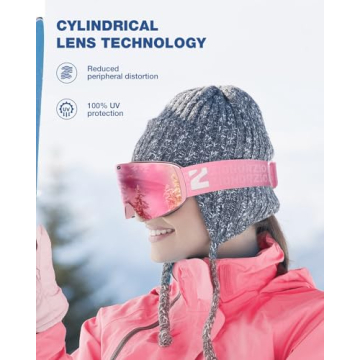 ZIONOR X11 Ski Goggles with Magnetic Lens System for All