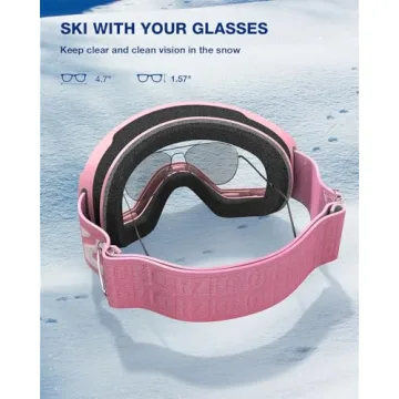 ZIONOR X11 Ski Goggles with Magnetic Lens System for All