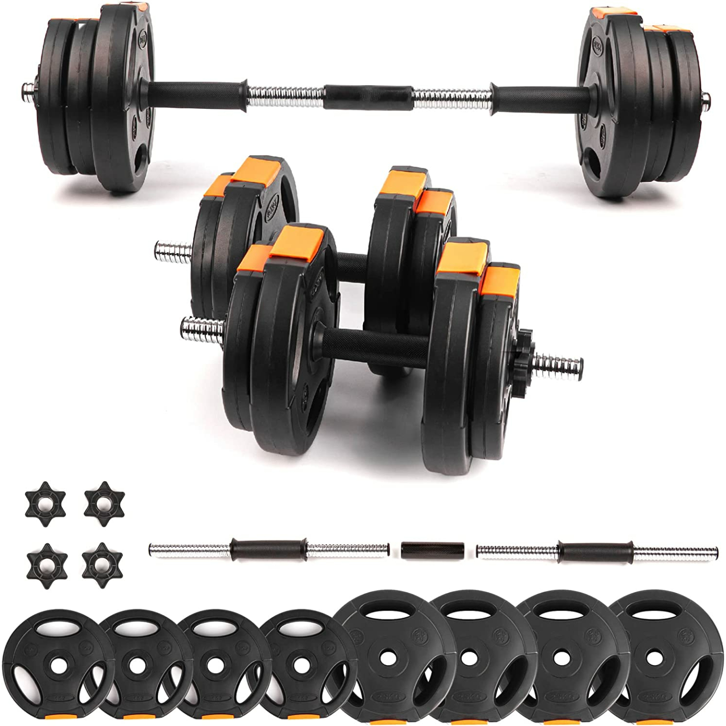 Phoenix Fitness Dumbbell Barbell Set for Home Workouts