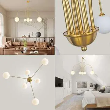 Stunning Gold Sputnik Chandelier for Elegant Dining Rooms