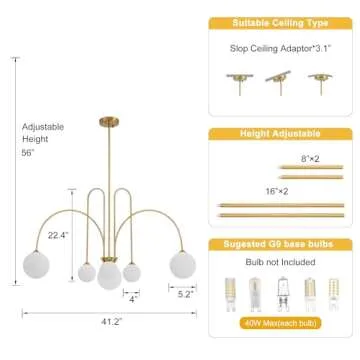 Stunning Gold Sputnik Chandelier for Elegant Dining Rooms