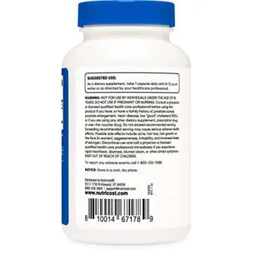 Nutricost DHEA 50mg Capsules, 240 Gluten-Free Options