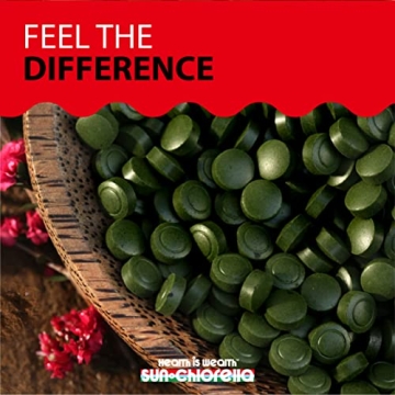 Sun Chlorella 200 mg Green Algae Superfood Supplement - 300 Tablets