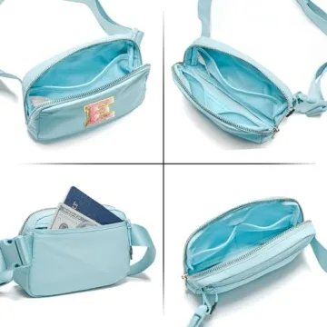 Teen Girls' Cute Initial Patch Fanny Pack Belt Bag