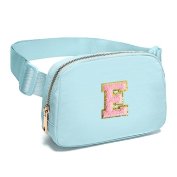 Teen Girls' Cute Initial Patch Fanny Pack Belt Bag