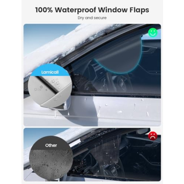 Lamicall Windshield Cover for Easy Ice and Snow Removal