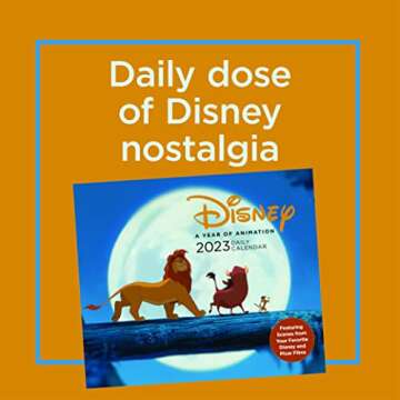 Disney A Year of Animation: 2023 Daily Calendar – Your Daily Dose of Magic