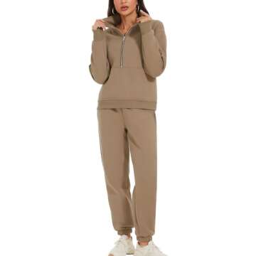 Stylish ROJZR Fleece 2 Piece Jogger Sets for Comfort