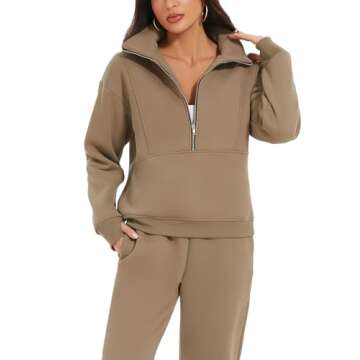 Stylish ROJZR Fleece 2 Piece Jogger Sets for Comfort