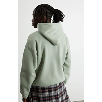 PacSun Men's Sage Solid Hoodie Trendy Comfortable Medium