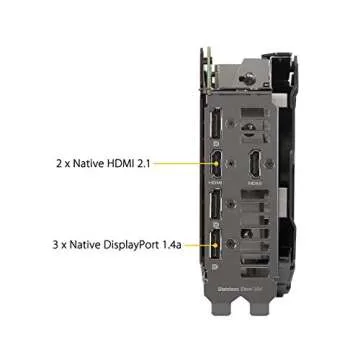 ASUS TUF Gaming NVIDIA GeForce RTX 3060 OC Edition Graphics Card (PCIe 4.0, 12GB GDDR6, HDMI 2.1, DisplayPort 1.4a, Dual Ball Fan Bearings, Military-Grade Certification, GPU Tweak II)