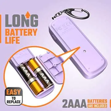 WETEN 130 dB Personal Alarm Keychain for Safety