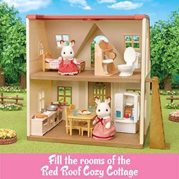 Calico Critters Playful Starter Dollhouse Set for Kids