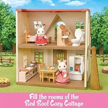Calico Critters Playful Starter Dollhouse Set for Kids