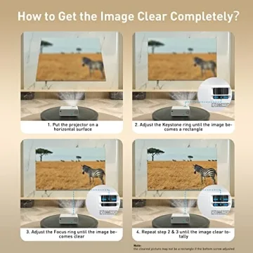 Portable ASAKUKI Mini Projector with 7500 Lumens & 200'' Screen