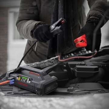 LOKITHOR JA300 Jump Starter with Air Compressor, 1500Amp 12V Portable Car Battery Booster Pack for U...