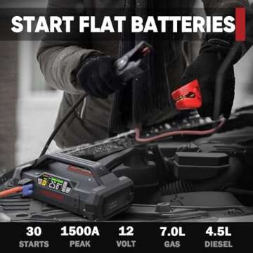 LOKITHOR JA300 Jump Starter & Air Compressor 1500Amp