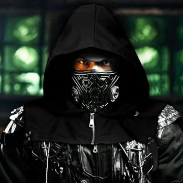 L'VOW Cyber-punk Cloak for Halloween and Cosplay