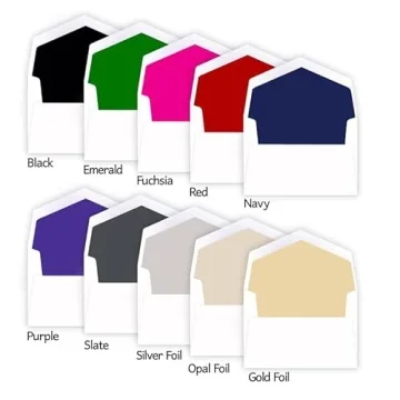 Elegant Personalized Embossed Stationery Set - 100 Pieces