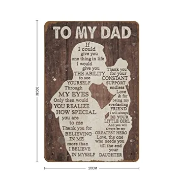 Custom Wall Art Gift for Dad - Heartfelt and Unique