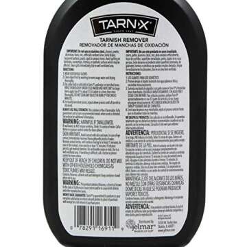 Tarn-X Tarnish Remover, 12 Ounce Bottle (Packaging May Vary)