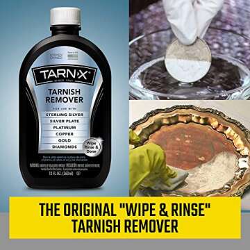 Tarn-X Tarnish Remover, 12 Ounce Bottle (Packaging May Vary)